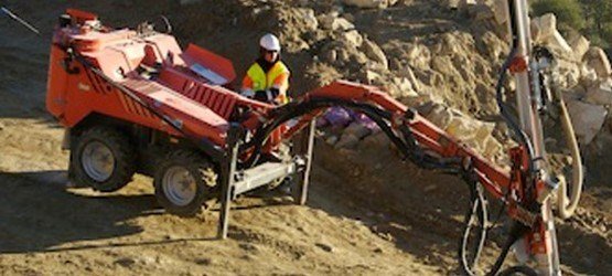 Sandvik DC120 Surface tophammer drill rig